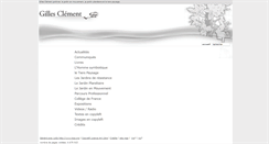 Desktop Screenshot of gillesclement.com